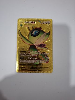 4 CARTAS POKEMON DORADAS