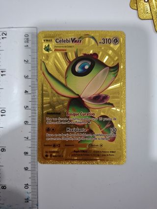 4 CARTAS POKEMON DORADAS