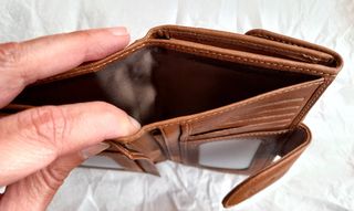 Cartera piel auténtica