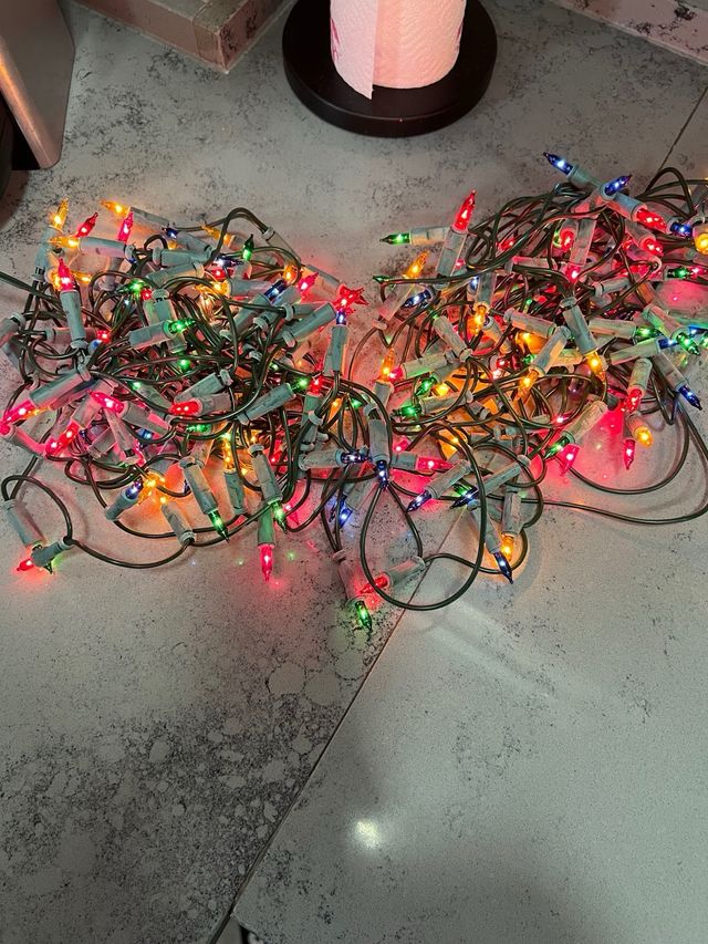 Bombillas de colores navidad 