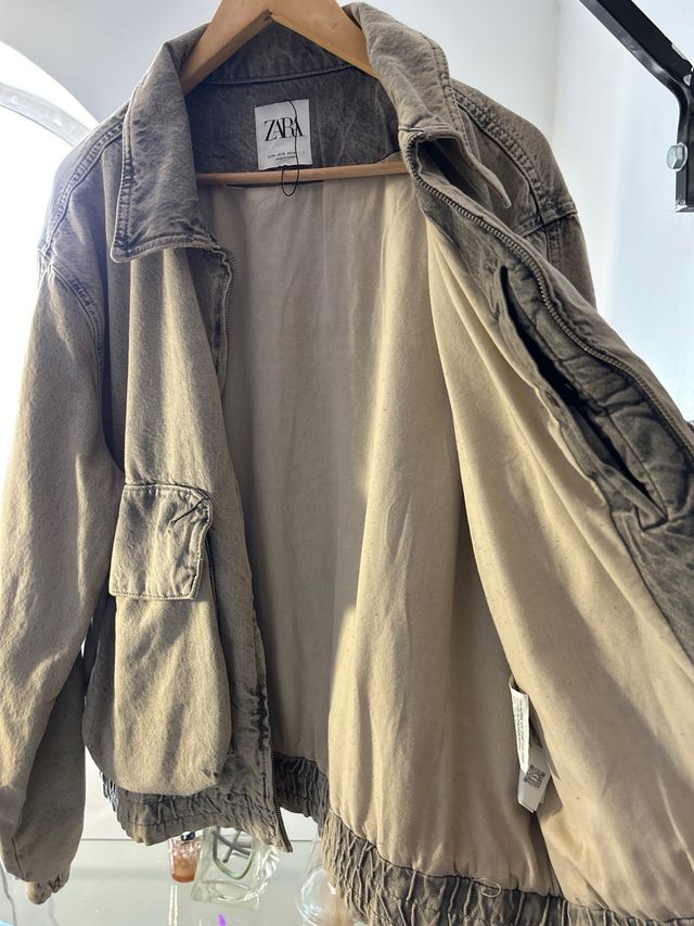 Chaqueta vaquera de Zara para hombre talla XT