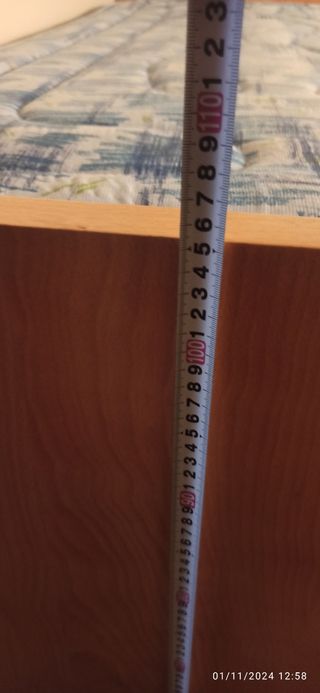 3 camas literas tipo apilable, madera maciza