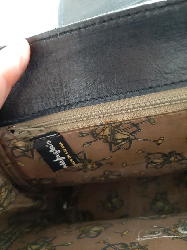 Bolso de cuero del corte inglés