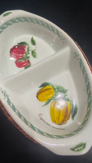 Antipastiera due scomparti