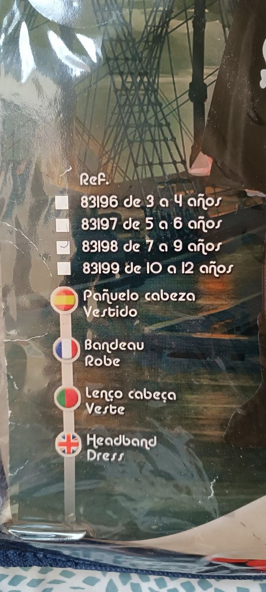Disfraz de Pirata
