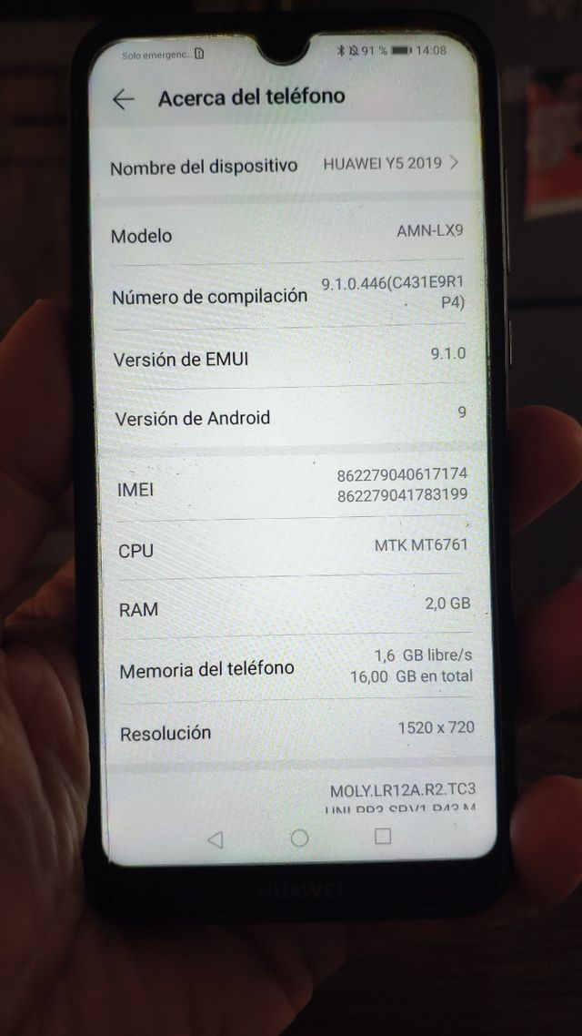 Huawei Y5 2gb/16gb