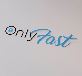 Pegatina divertida Logo OnlyFast para coche moto