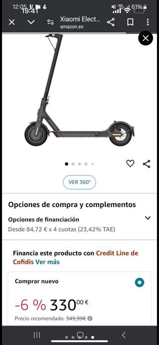 PATINETE ELCETRICO XIAOMI