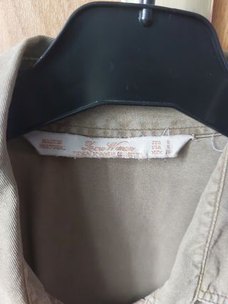 Camisa Zara Talla S estilo militar