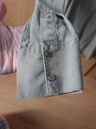 Camisa Zara Talla S estilo militar