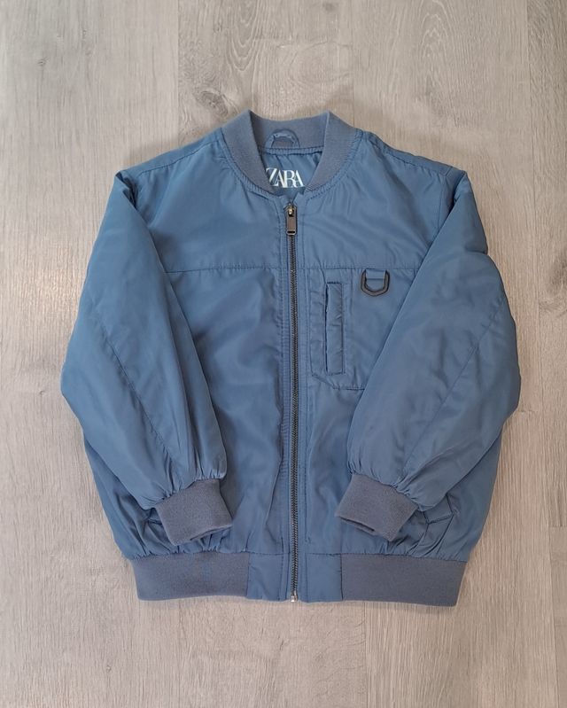 Cazadora Bomber Azul ZARA KIDS niños