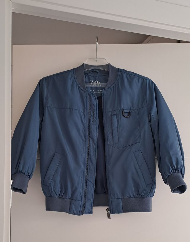 Cazadora Bomber Azul ZARA KIDS niños