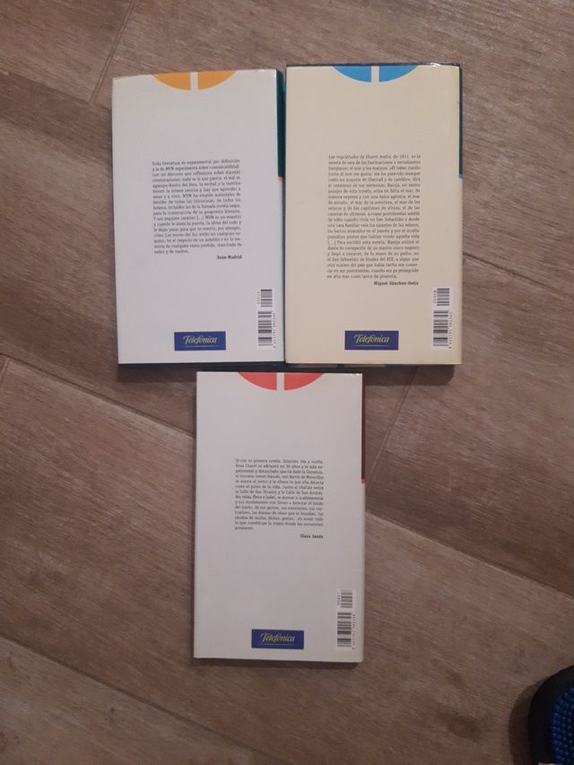 Libros Pío Baroja, Rosa Chacel y Manuel Vazquez