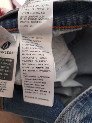 Vaquero Levi's 724 mujer