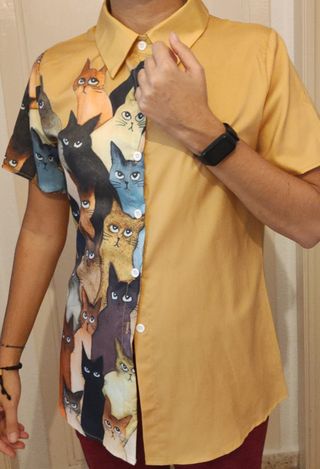 Camisa manga corta estampada