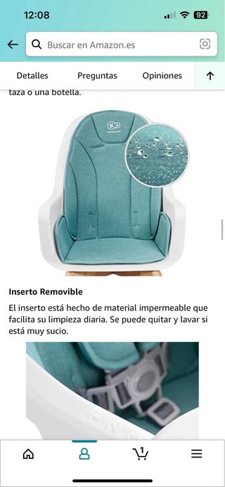 Trona, silla de niños