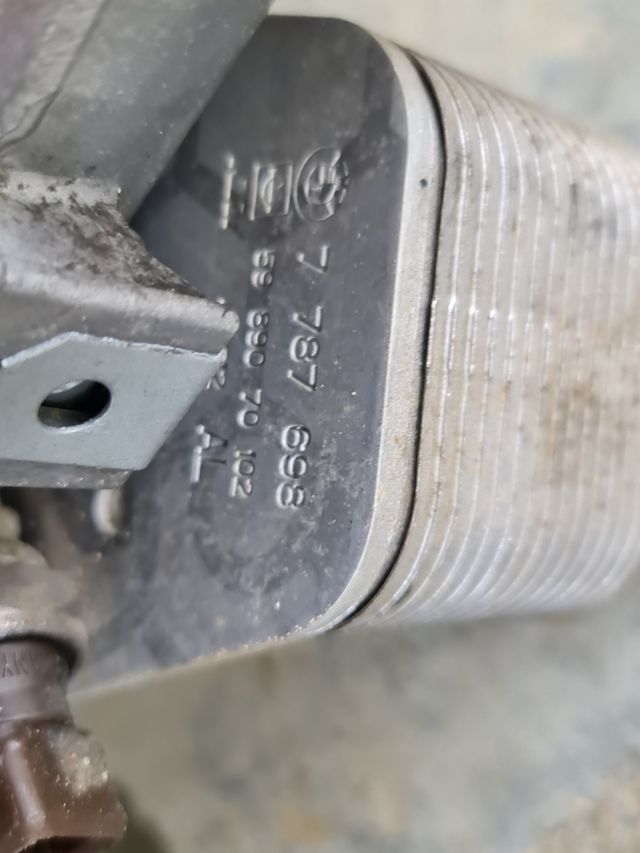 Enfriador de aceite bmw 