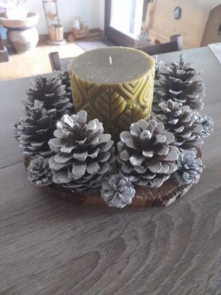 Centrotavola di legno