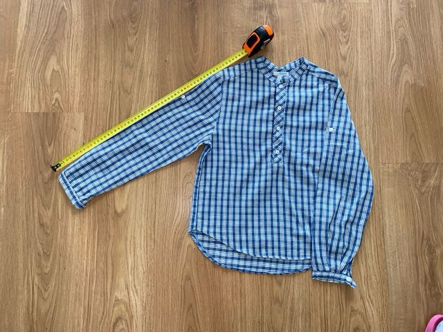 Camisa niño Ñaco cuadros azules bl