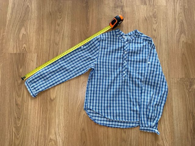 Camisa niño Ñaco cuadros azules bl