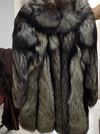 Pelliccia di volpe argentata