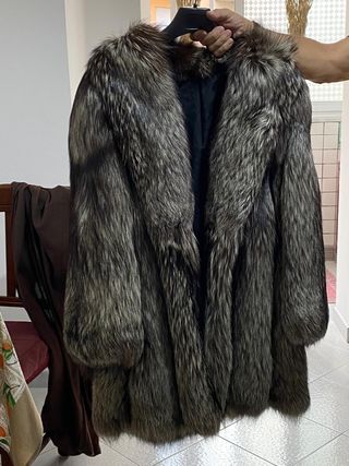 Pelliccia di volpe argentata