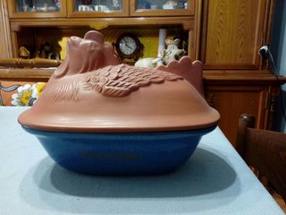 cuocipollo in terracotta