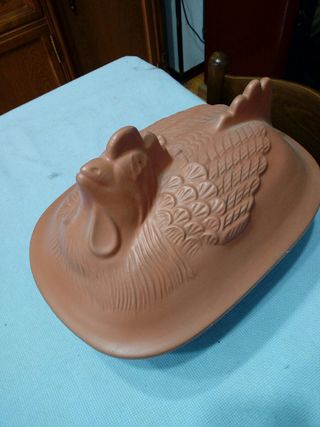 cuocipollo in terracotta