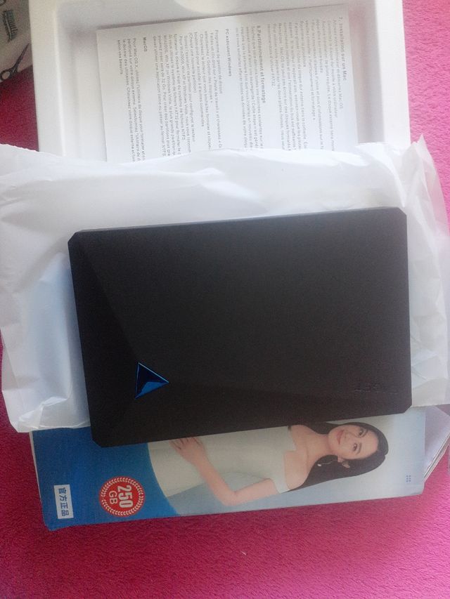 Disco duro externo 250 gb