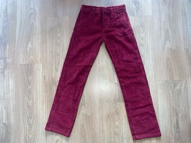 Pantalón niño pana granate Gocco. Talla 7-8