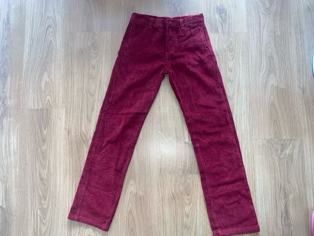 Pantalón niño pana granate Gocco. Talla 7-8