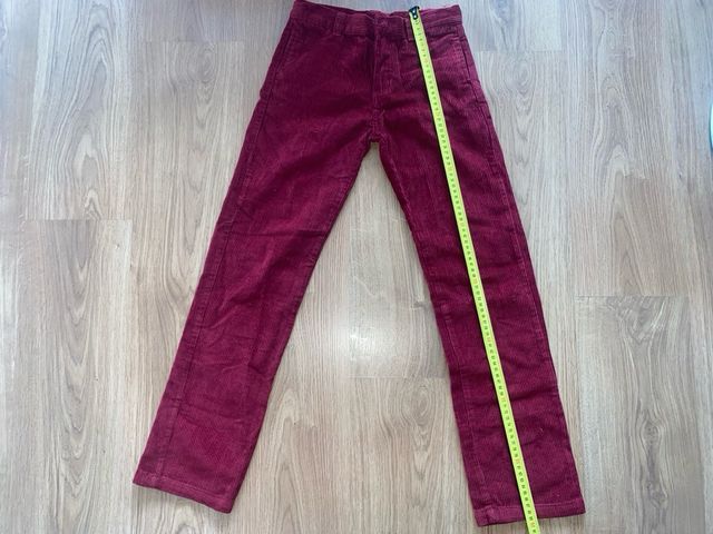 Pantalón niño pana granate Gocco. Talla 7-8