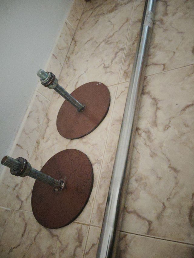 Barra de poledance giratoria 2'22 cm