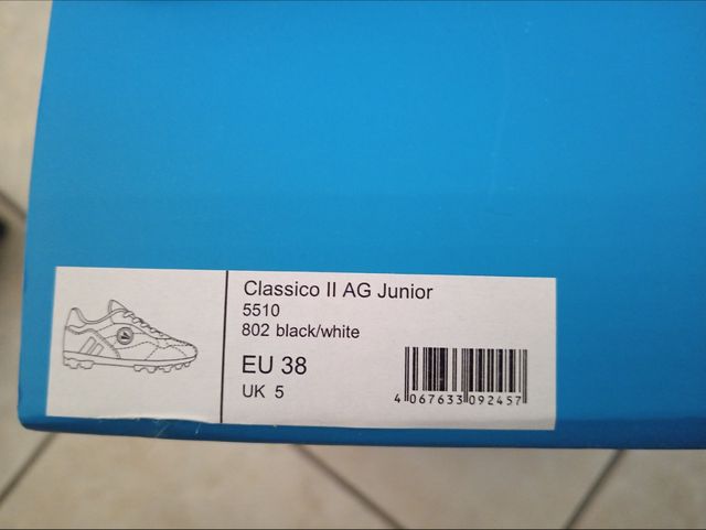 SCARPE DA CALCIO TAGLIA 38