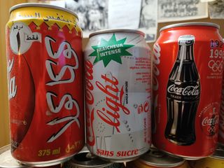 17 lattine coca cola