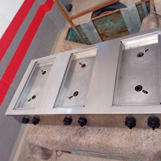 Cocina ind de seis fuegos REBAJADA