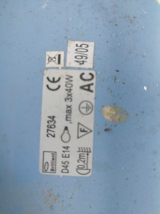 Applique, lampadario, stanzetta