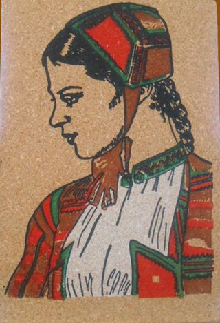 CARTOLINA TEULADA IN SUGHERO 1980