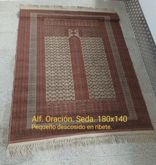 Alfombra persa de seda