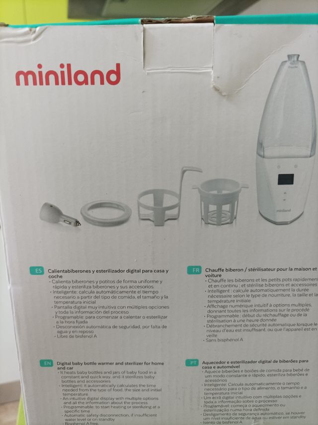 Calienta biberones y esterilizador