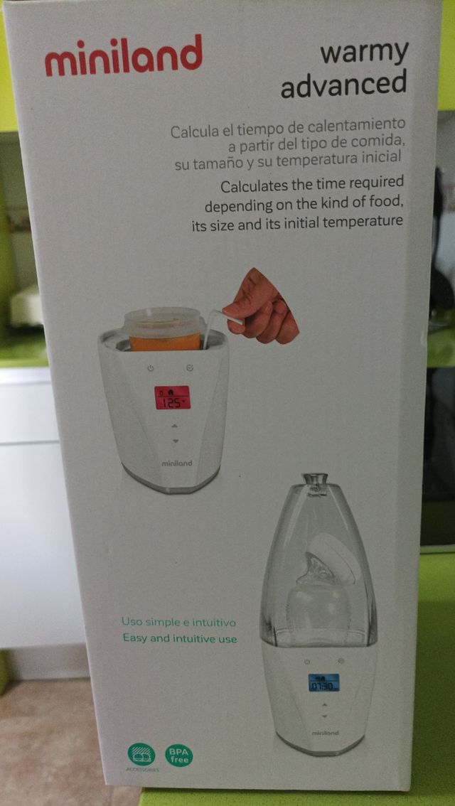 Calienta biberones y esterilizador