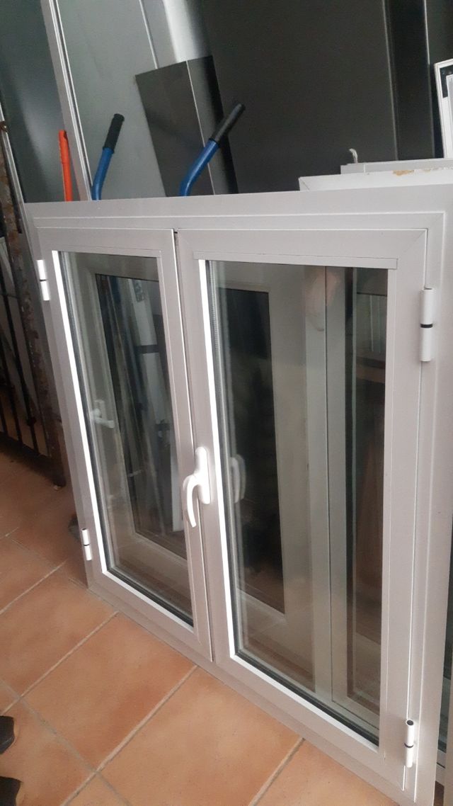 VENTANA ALUMINIO 2  HOJAS 115X115