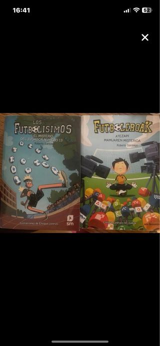 futbolísmos uno en español otro en euskera ULTIMO