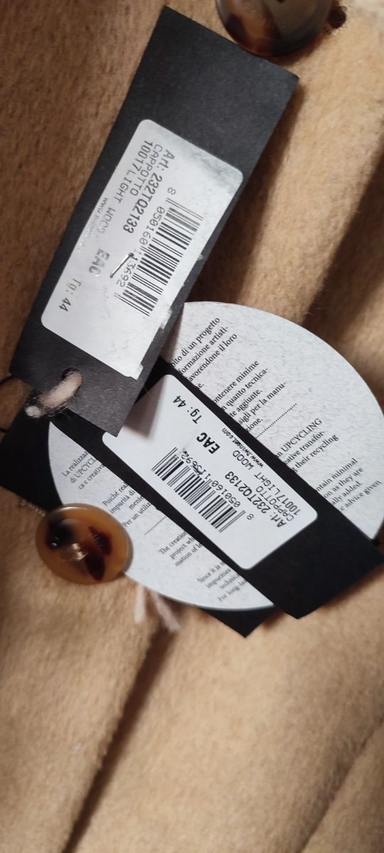 Twinset Cappotto monopetto misto lana