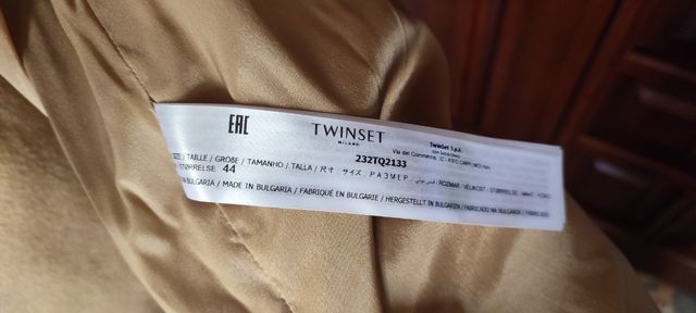 Twinset Cappotto monopetto misto lana