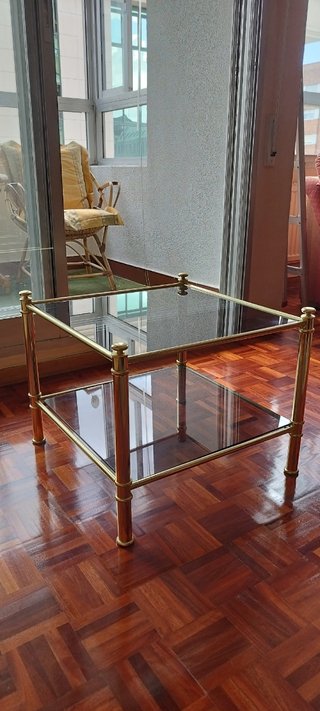 Mesa de centro en vidrio