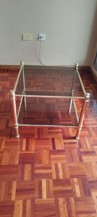 Mesa de centro en vidrio