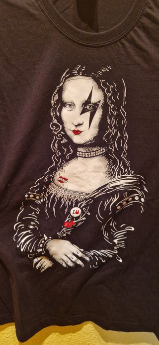 Camiseta "Mona Lisa" rockera