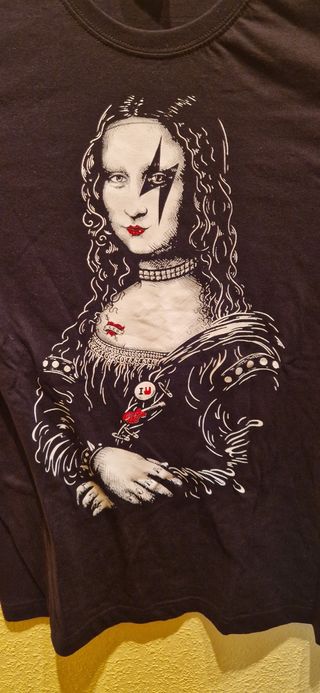 Camiseta "Mona Lisa" rockera