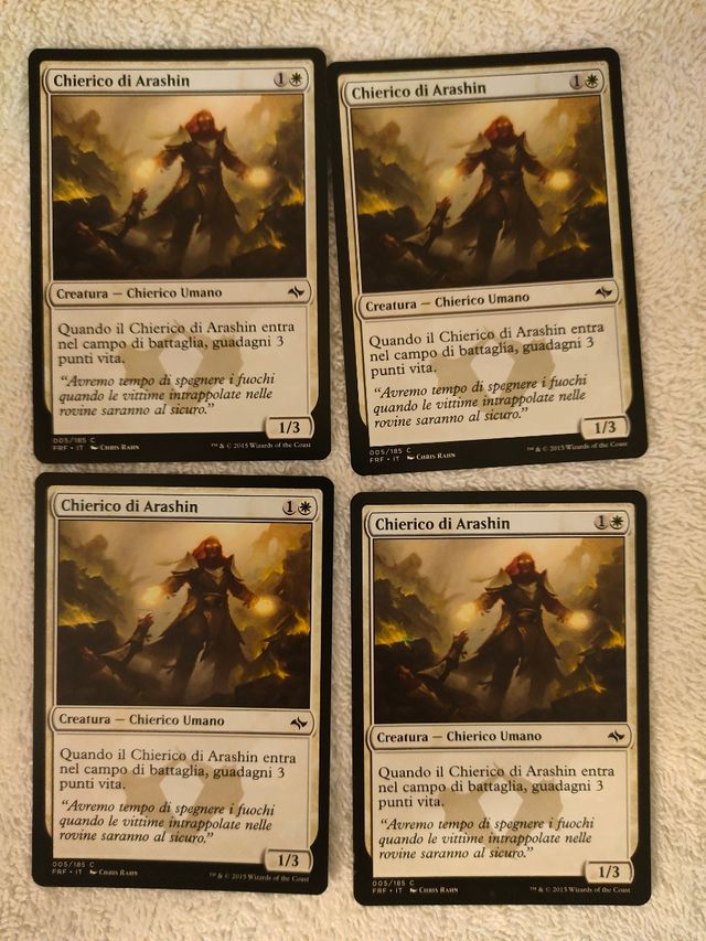 Mtg set Chierico di Arashin